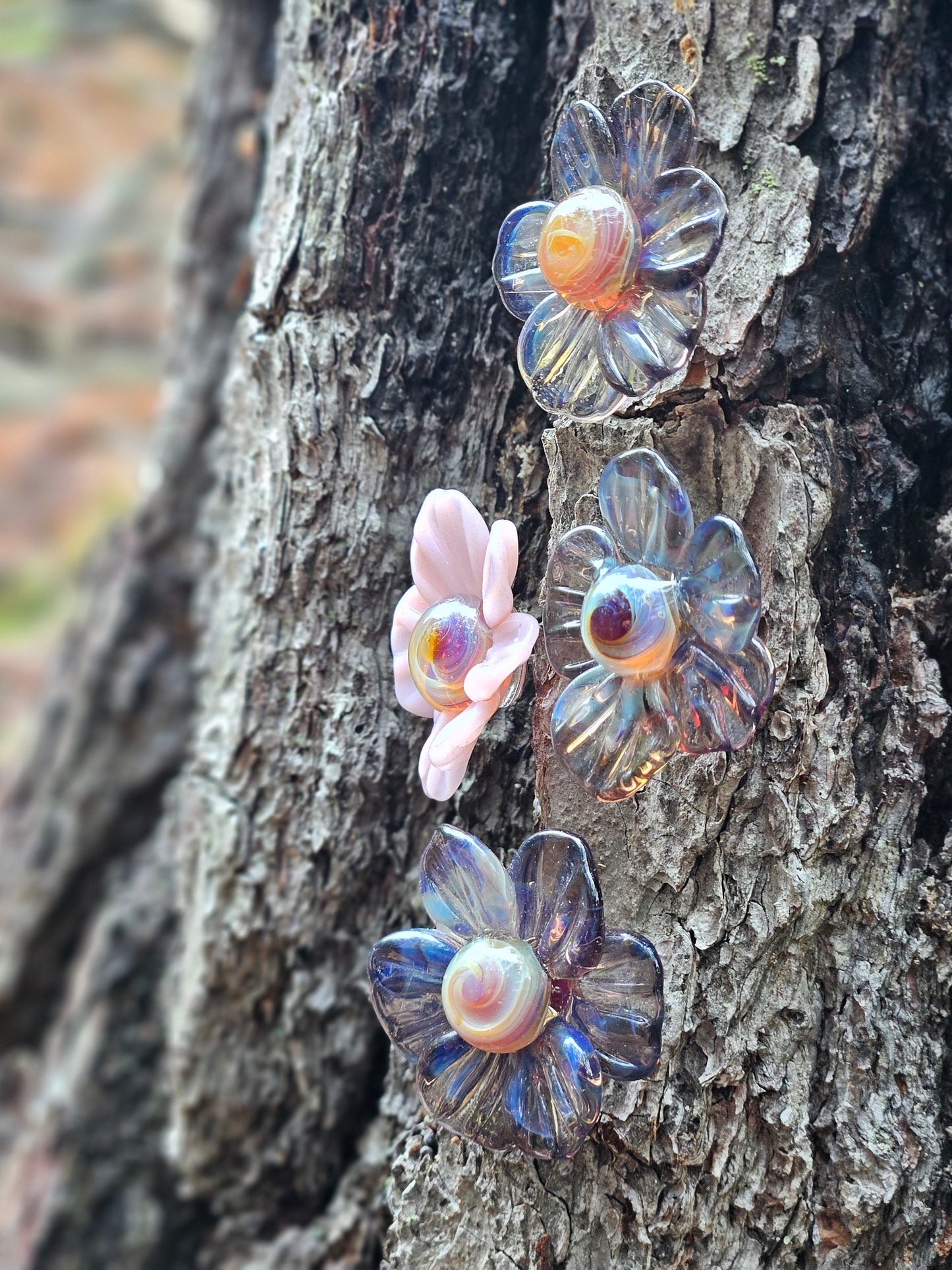 Ripple Petal Flower Pin